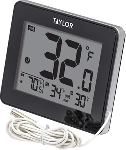 Taylor Wired Digital Indoor/Outdoor Thermometer with Easy-To-Read LED Display - Picture 1 of 12