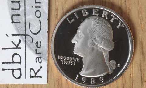 1989 S Washington Quarter Clad 25¢ - Gem Proof Cover