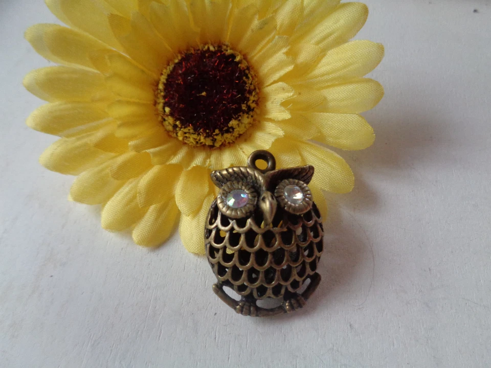  Anhänger "EULE"  bronze  - Bild 1 von 1