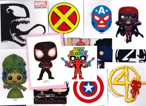Marvel Funko POP Sticker Lot 20+ Diff X-Men Deadpool Fantastic Four Spider-Man + - Bild 1 von 1