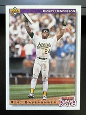 1991 Upper Deck Rickey Henderson Oakland Athletics #648