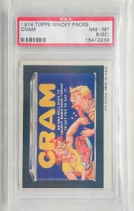 1974 WACKY PACKAGES - "CRAM" (Topps®) - PSA 8 (OC) - Picture 1 of 1