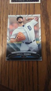 DANIEL NORRIS 2016 BOWMAN SOPHMORE STANDOUT BASEBALL CARD CHICAGO CUBS