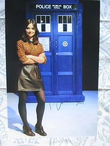 JENNA LOUISE COLEMAN signiertes 8 x 12 Foto DC/COA (DOCTOR WHO). DR - Bild 1 von 1