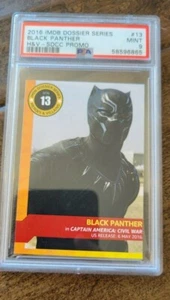 2016 SDCC EXCLUSIVE IMDB ROOKIE CARD BLACK PANTHER CHADWICK BOSEMAN PSA 9 MINT - Picture 1 of 2