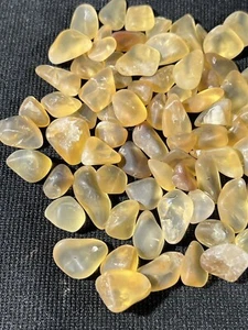 Citrin Facettierungsmaterial 826 ct 80 im Lot Brasilien, getrommelt, top Qualität - Bild 1 von 6