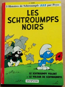 Les Schtroumpfs 1 Les Schtroumpfs Noirs PEYO éd Dupuis 1974 rééd dos rond - Bild 1 von 5