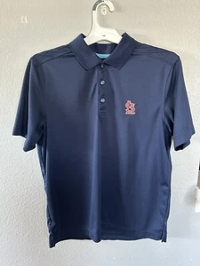 EXC Cutter & Buck Cbuk STL Cardibal Navy Polo Size M - Picture 1 of 2