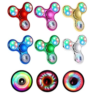 Leichter leuchtender Handschmeichler Spinner Hand Relief Design sensorischer Stress Erwachsene Kinder Geschenk - Bild 1 von 15