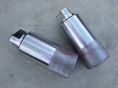 Old School Cromo BMX Freestyle BICICLETA GT Clavijas Extensores de Eje, Pacman Dropouts Foto 1 de 3