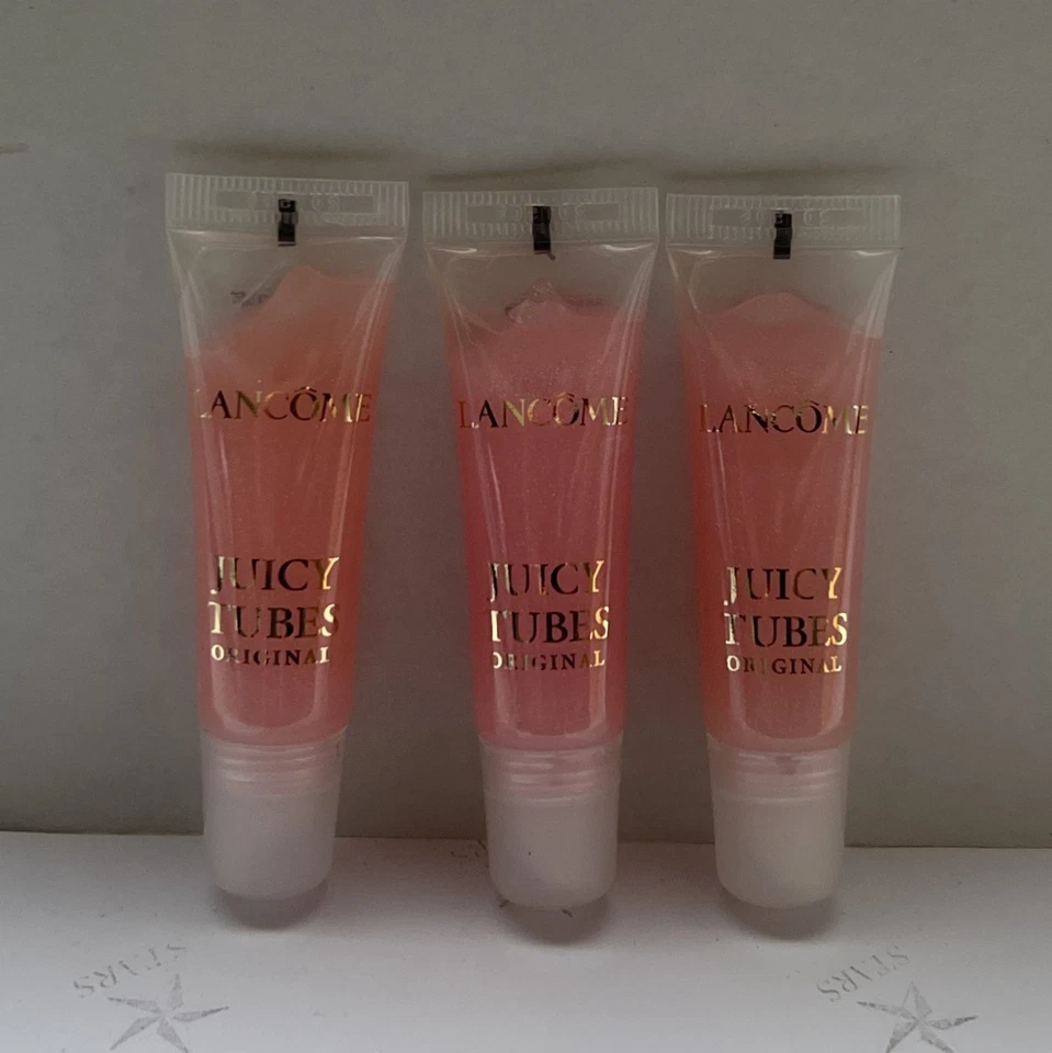 3x Brillo de labios Lancome Juicy Tubes - Color Miracle 0,33 oz cada uno en total 0,99 oz Foto 1 de 1
