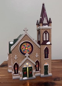 DEPT 56 Snow Village Mount Olivet Church 5442-9 mit Box & Licht siehe Beschreibung - Bild 1 von 19