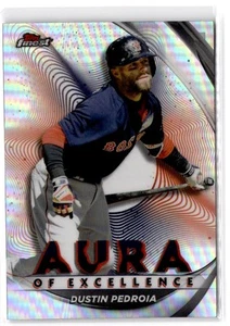 2022 Finest Dustin Pedroia #AE-DP Aura of Excellence Boston Red Sox - Picture 1 of 2