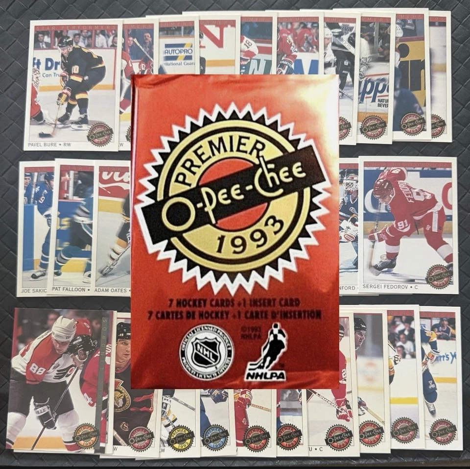 1992-93 O-Pee-Chee Premier  Trading Cards Complete Your Set U Pick Eric Lindros - Image 1 of 3