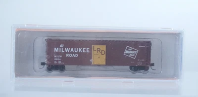 NOS Fox Valley Models MILWAUKEE ROAD "LRD" 2224 N Scale Box Car - 90418 - Image 1 of 3