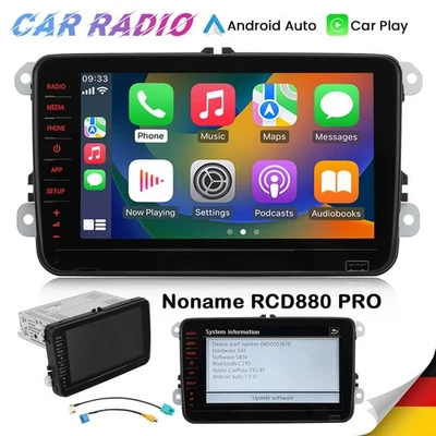 8" RCD330 RCD360 RCD880 PRO Carplay Android Auto Autoradio Stereo Für VW Golf DE - Bild 1 von 4
