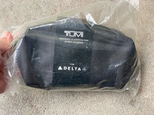 Tumi Delta Care Kit / Ballistic Pouch BLACK new unused DOPP kit small travel bag - Foto 1 di 7