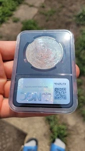 1880-S $1 dólar Morgan, brillante fragmento de bolsa sin circular, PL obv tonificado ¡Rev! - Imagen 1 de 12