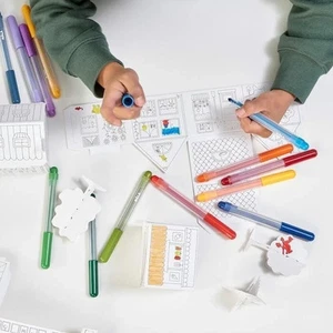 Ikea gemischte Farben Soft Tip Stift 12er Set für Kunst & Kreativität - Bild 1 von 6