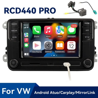 Autoradio RCD360 Pro 2 RCD440 PRO 187B AndroidAuto Carplay MirrorLink BT für VW - Bild 1 von 4