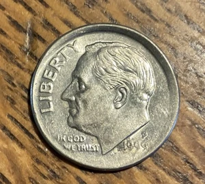 1999-P Roosevelt Dime Off Center Error - Picture 1 of 2