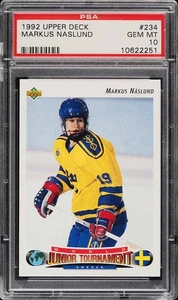 1992 Upper Deck Hockey Markus Naslund ROOKIE #234 PSA 10 - Picture 1 of 2