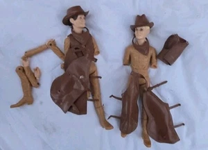 Marx Johnny West Action Figures 2 Total - Picture 1 of 8
