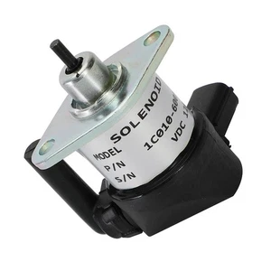 12 Volt Fuel Shutoff Solenoid Valve for Kubota 1C01060017 and Similar Models - Picture 1 of 11