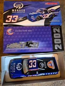 #33 Tony Stewart 2002 Monaco Chevy Race Truck Action Nascar Maßstab 1:24 1 of 8652 - Bild 1 von 3