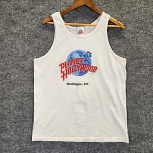 Vintage Planet Hollywood DC Tank Top Men's Large Single Stitch Made In USA - Picture 1 of 11