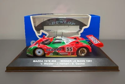 IXO LM1991 Mazda 787B Le Mans Winner 1991 - Weidler/Herbert/Gachot 1/43 Scale - Image 1 of 3