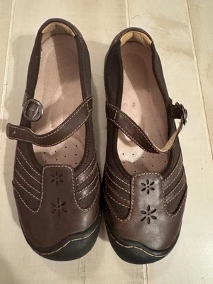 Keen Maryjane Zapatos Cuero Marrón Talla 8.5 Mujer Foto 1 de 4