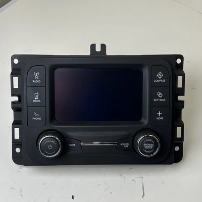 2020 DODGE RAM 2500 RADIO RECEIVER DISPLAY SCREEN 68428563AC OEM - Image 1 of 4