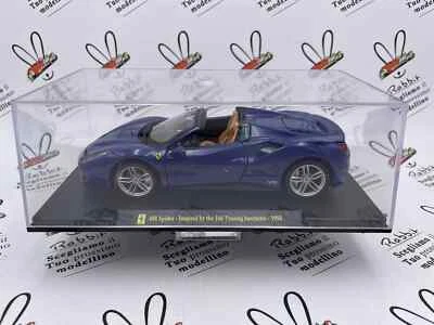 DIE CAST 1/24 " 488 SPIDER - INSPIRED BY THE 166 TOURING BARCHETTA 1950 " LE ... - Immagine 1 di 2