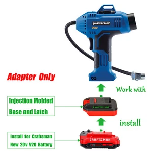 1x Adapter for Craftsman New 20v V-20 Batteries To Mastercraft PWR-POD 20v Tools - Picture 1 of 6