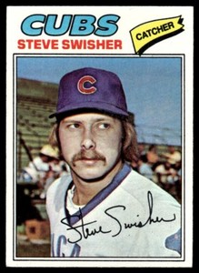 1977 Topps Steve Swisher Chicago Cubs #419
