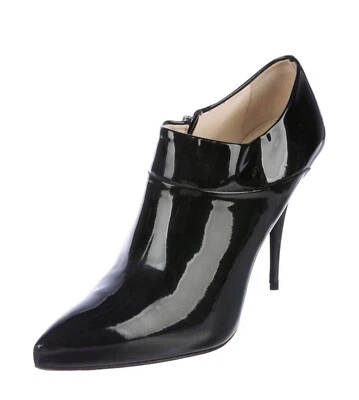 Prada Patent Leather Ankle Boot Booties 8.5 Ladies Women’s Shoes - Image 1 of 4