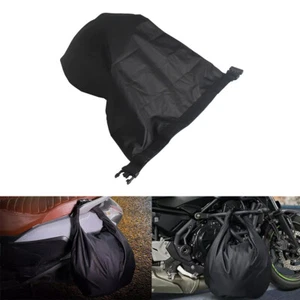 Bike Motorcycle Helmet Bag Waterproof Storage Bag w/Lock Anti Theft Bag Black - Bild 1 von 10