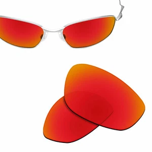 Polarized Replacement Lenses for-OAKLEY Whisker Sunglasses Orange Red UVA&UVB - Picture 1 of 5