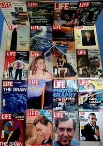 Lot of (20) "LIFE" Magazines 1956-1988 & DVD SECRET"LIFE"OF WALTER MITTY Special - Picture 1 of 24