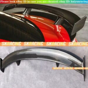 Fit For Porsche 911 991 2012-2018 Real Carbon Fiber Rear Trunk Spoiler Lip Wing