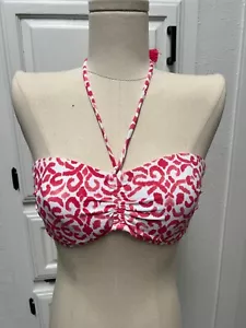 Tommy Bahama Island Cays Shell Bandeau Bikini Top Womens Size XS/TP - Picture 1 of 6