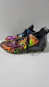 Adidas Adizero Three Stripe Life Cleats Multi Color Men's Size 14 Pre-Owned EUC  - Picture 1 of 6