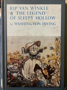 ANTIQUE FIFTH PRINT Irving, Rip Van Winkle & the Legend of Sleepy Hollow, 1966 - Picture 1 of 7