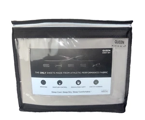 Sheex Active Comfort Performance Cooling 4 Piece Sheet Set Pewter/Grey Queen - Picture 1 of 12