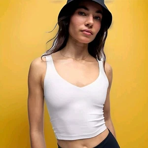 Lululemon Align Tank Top In White Size 10 Light Support - Imagen 1 de 5