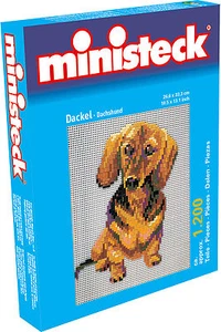 Rompecabezas de píxeles Ministeck (31309): Teckel (dachshund) 1200 piezas - Imagen 1 de 1