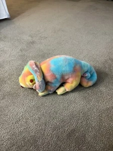 Vintage 1999 TY Original Beanie Buddy Rainbow Chameleon 14” Babies Buddies - Picture 1 of 4