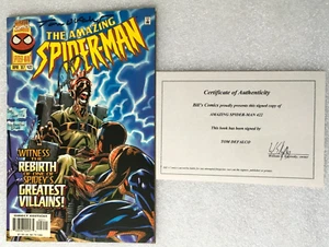 The Amazing Spider-Man #422 Tom DeFalco signed CoA - Picture 1 of 10