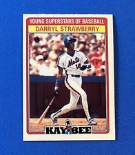 1986 Topps Kay Bee Young Superstars Darryl Strawberry #31 Baseball Card Sharp